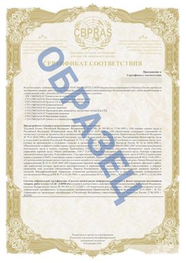 Образец Приложение к СТО 01.064.00220722.2-2020 Хасавюрт Сертификат СТО 01.064.00220722.2-2020 